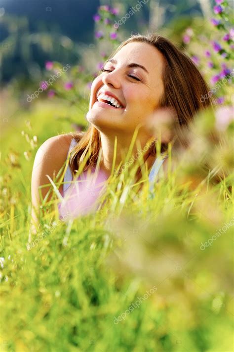 Happy woman outdoor — Stock Photo © Daxiao_Productions #11489966