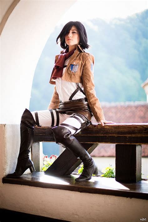 Mikasa (Attack on Titan) #Romics2014 | Manga cosplay, Mikasa cosplay, Cosplay costumes