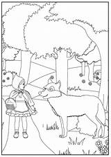 Coloring Pages  Little Red Riding Hood 3 sketch template
