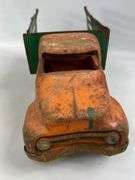 Wyandotte Semi & Trailer Vintage Pressed Steel Diecast Toy Truck & Vintage TONKA Utility Stake ...