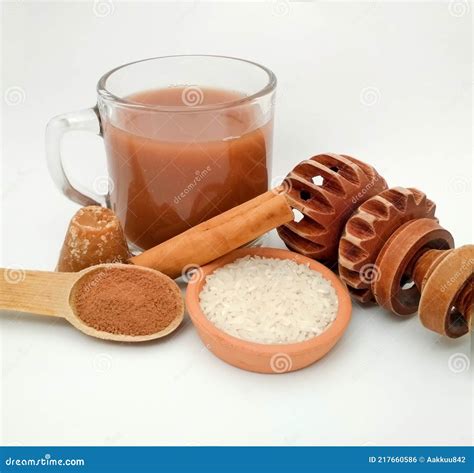 Cocoa Water. Chilate Prehispanic Drink Made with Cocoa, Cinnamon, Brown ...