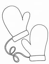 The Mitten Coloring Sheet sketch template