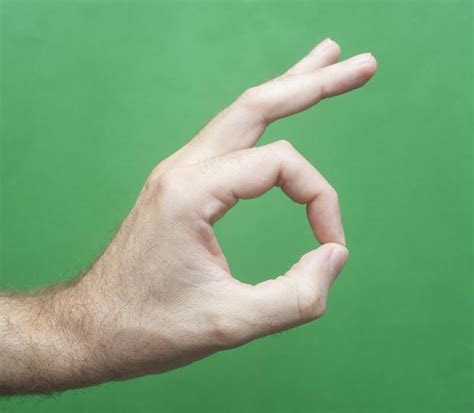 Free Image of Conceptual Man Hand Showing Okay Sign | Freebie.Photography