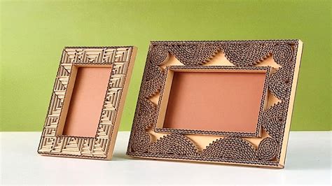 Cardboard Frames Diy / How To Make Photo Frame At Home With Waste ...