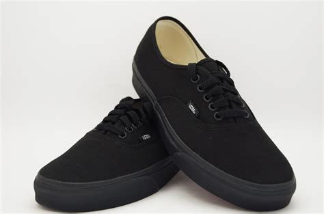 Vans Authentic | Black/Black | Vans authentic black, Vans authentic, Shoes