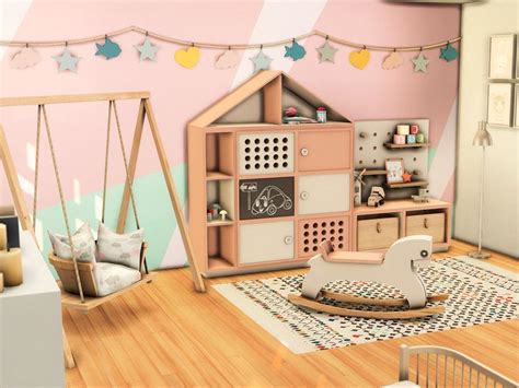 The Sims Resource - Kids Bedroom The Sims, Sims Cc, Kids Room Furniture, Toddler Furniture, Sims ...