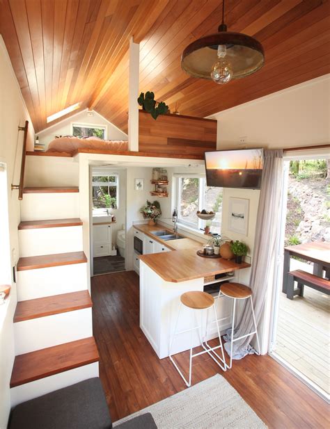 Inside a tiny home on Waiheke where modern design meets cottage style | Modern tiny house, Tiny ...