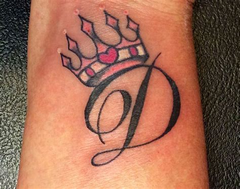 28+ Heart Letter D Tattoo With A Crown PNG - SSS Tattoo