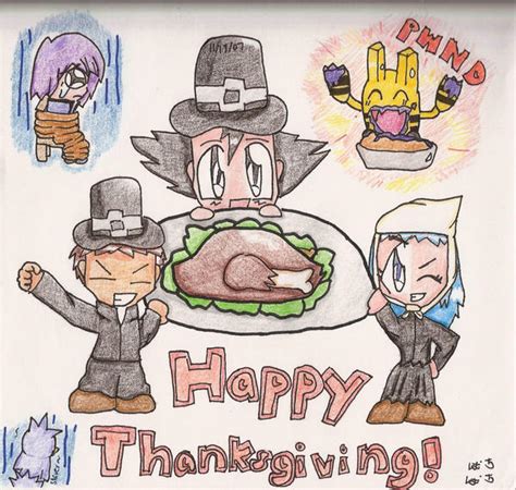 Pokemon Thanksgiving by Pachipachi4ever on DeviantArt