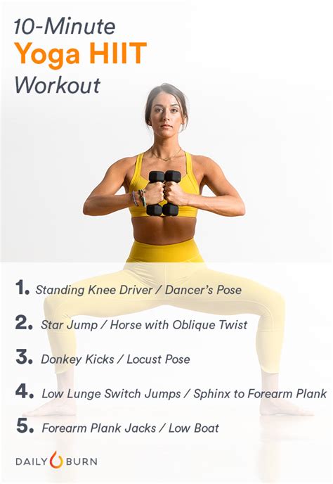Your 10-Minute Yoga HIIT Workout (Yes, Combined!) | Life by Daily Burn