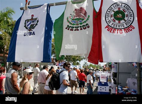 Miami Florida Little Havana Calle Ocho annual Hispanic festival Stock ...