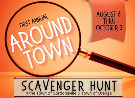 Printable Around Town Scavenger Hunt Invitations Coolest Free Printables | Images and Photos finder