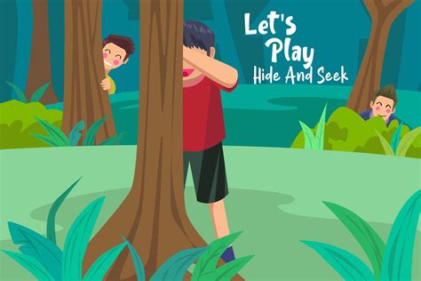 Lets Play Hide - Vector Illustration | Vector illustration, Illustration, Graphic illustration