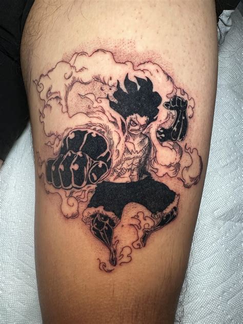 Luffy Gear 4 Snakeman tattoo : r/OnePiece