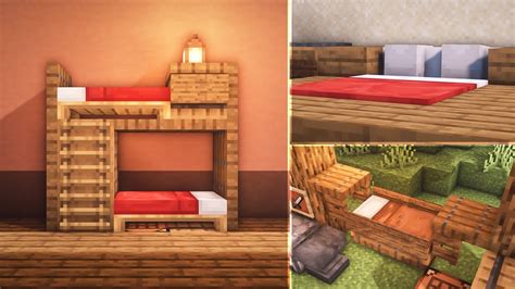 How To Make A Bunk Bed In Minecraft