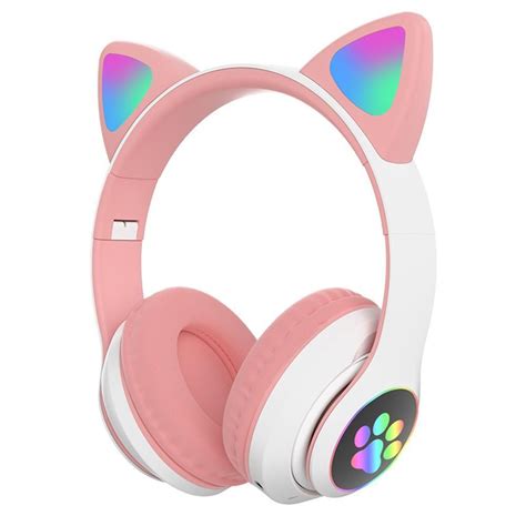 Kitty Headphones | Headphones, Bluetooth headphones wireless, Wireless headphones with mic