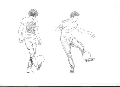 Soccer Drawing at GetDrawings | Free download