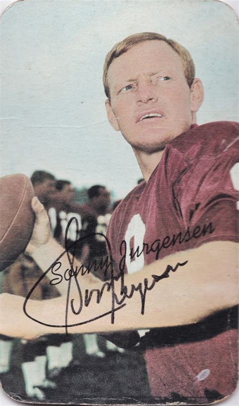 Did I Score A Sonny Jurgensen Autograph?