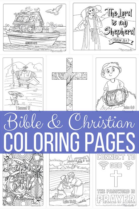 Free Bible Coloring Pages for Kids & Adults