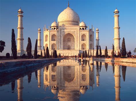 World Visits: Taj Mahal One Of The Seven Wonders Of The World In Agra, India The Symbol Of Love