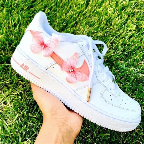 Custom AF1 | Butterfly Design | White nike shoes, Cute nike shoes, Personalized shoes