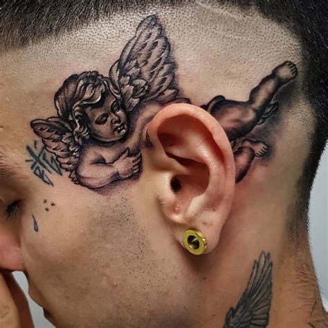 Angel Face Tattoo