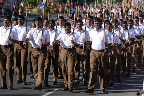 PHOTOS: RSS workers don new uniform on foundation day - Rediff.com ...