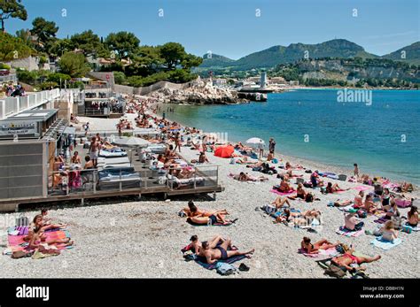 Cassis Beach Sea French Riviera Cote D'Azur France Stock Photo ...