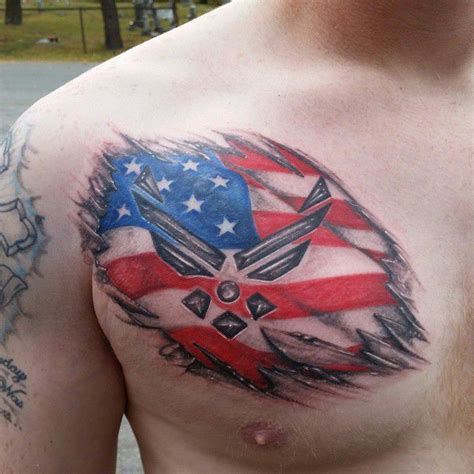 undergroundtattoo:american-air-force-flag-american-flag-air-force-red ...