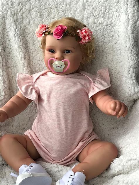 Buy TERABITHIA 24 Inch Realistic Huge Size Sweet Smile Face Newborn Baby Reborn Toddler Girl ...