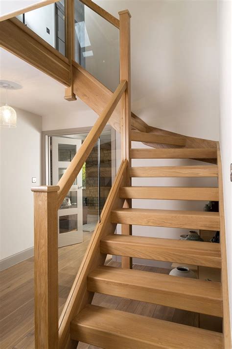 Stunning Open Plan Oak Staircase | Wooden staircase design, New staircase, Stairway design