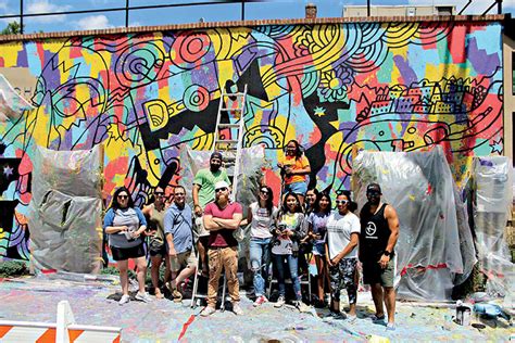 Local Arts Organizations and Youth Team Up To Paint Community Mural - Two River Times