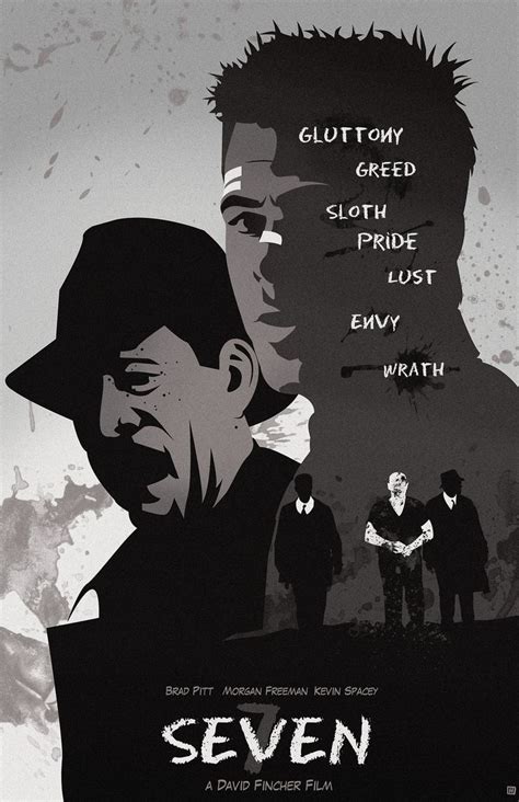 Se7en Poster by Zakosauris on deviantART | Se7en poster, Seven movie, Movie posters