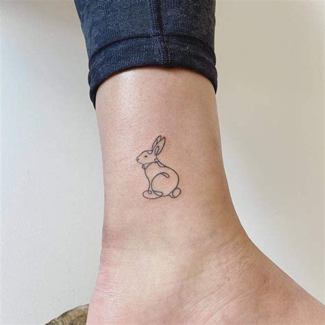60 Cute Rabbit Tattoo Ideas [2024 Inspiration Guide] | Rabbit tattoos, Bunny tattoos, White ...
