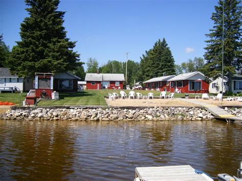 Image detail for -Each log cabin has bathroom with shower and a completely furnished ... | Lake ...