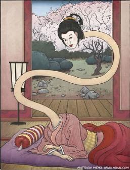 Un yokai : le rokurokubi | Mitología japonesa, Folklore japones ...