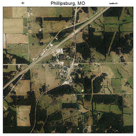 Aerial Photography Map of Phillipsburg, MO Missouri