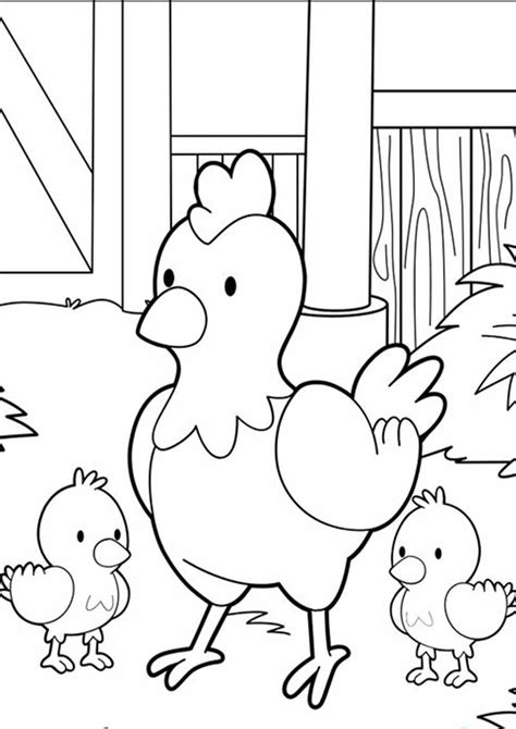Free & Easy To Print Farm Coloring Pages - Tulamama