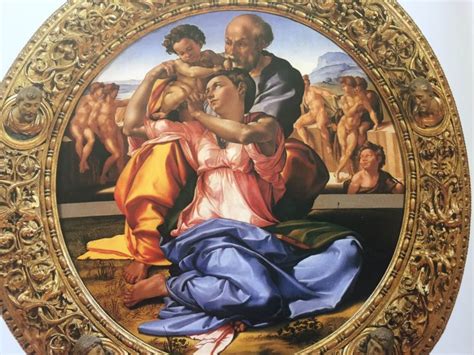 Michelangelo holy family • Frank Morin