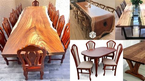 Wooden dining table design ideas / woodworking dining table set ideas ...