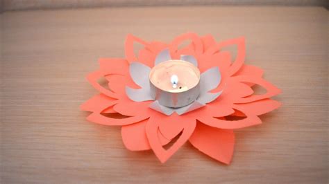 Diy Paper Candle Holders