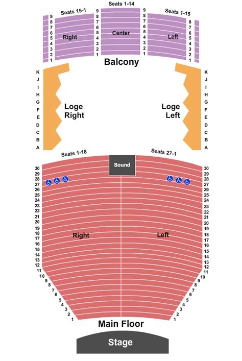 Kirkland Fine Arts Center Seating Chart | CloseSeats.com