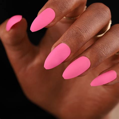 Acrylic Nails Designs Hot Pink