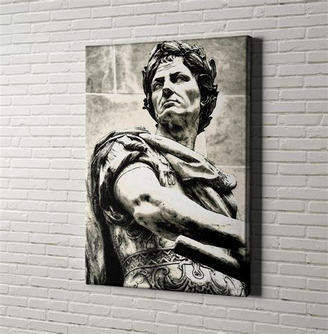 Julius Caesar Canvas Wall Art Print Julius Caesar Rome Wall | Etsy