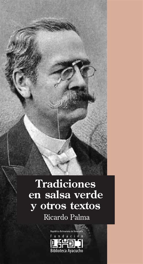 Tradicione en Salsa Verde Ricardo Palma by BIBLIOPERU - Issuu