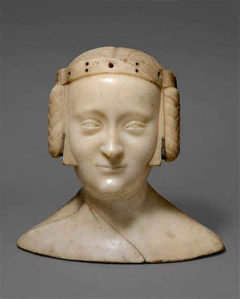 Jean de Liège | Tomb Effigy Bust of Marie de France (1327-41), daughter ...