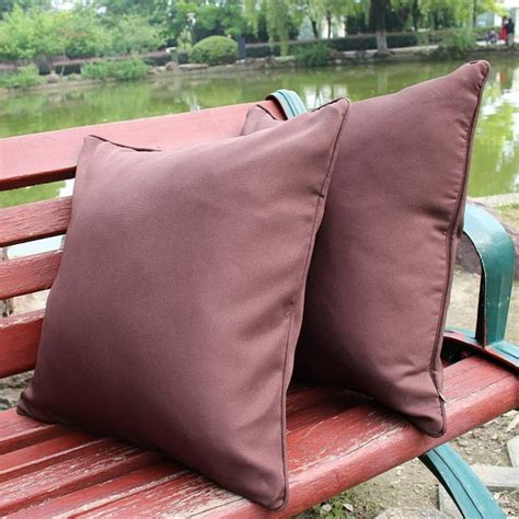 Waterproof Decorative Throw Pillow Covers Outdoor Pillowcases Cushion Cases for Tent Park Couch ...