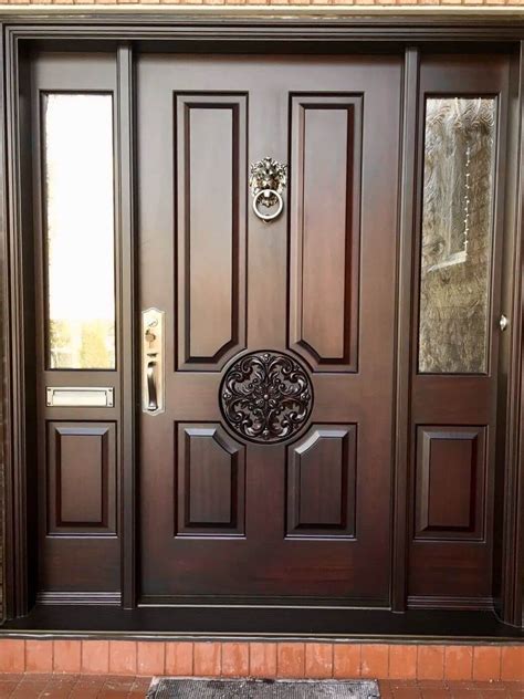 Top 30 Fabulous Front Door Design Ideas To see more Read it👇 in 2021 | Wooden door design, Front ...