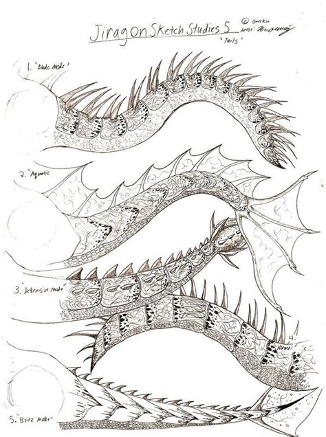 Dragon Tail Drawing at PaintingValley.com | Explore collection of ...