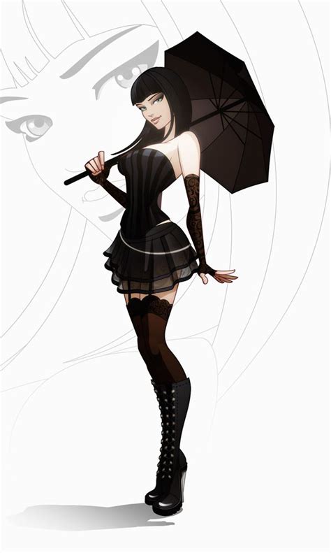 Gothic Girl by ~javieralcalde | Ragazze dei fumetti, Personaggi femminili, Design del personaggio